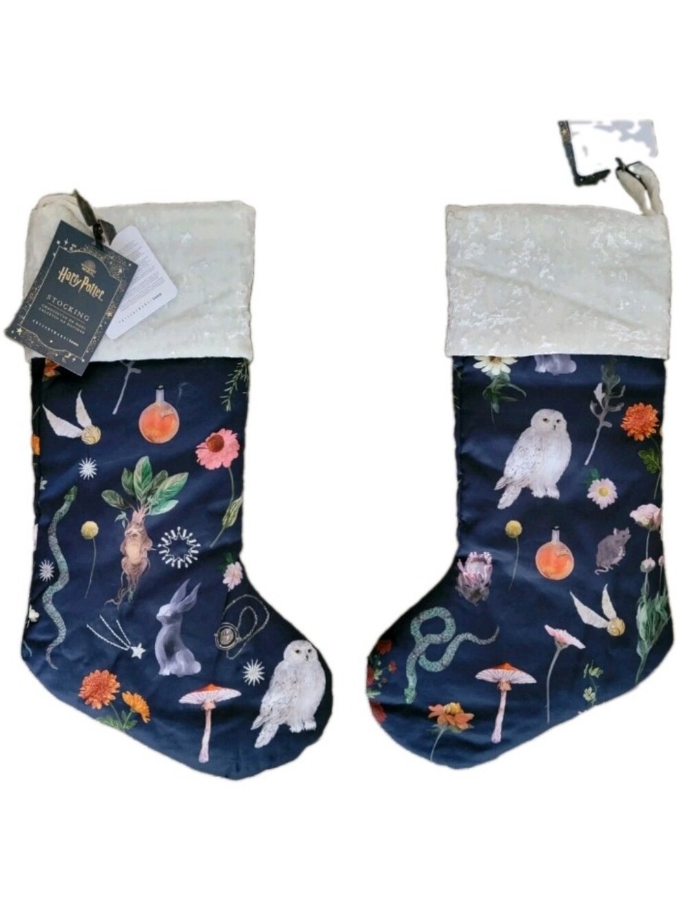 Pottery Barn Harry Potter HERBOLOGY Christmas Stocking Embroidered Whimsigoth